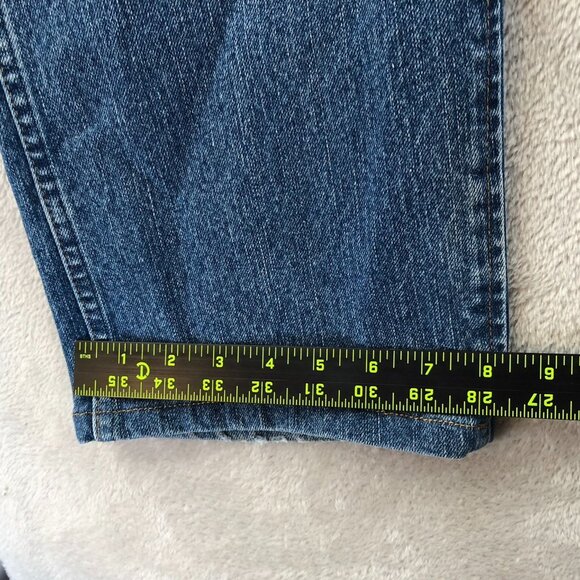 2 Wrangler Mens Jeans Size 38x30 Lot Of Two 47MWZ Blue Denim Straight Leg Casual - Picture 10 of 16